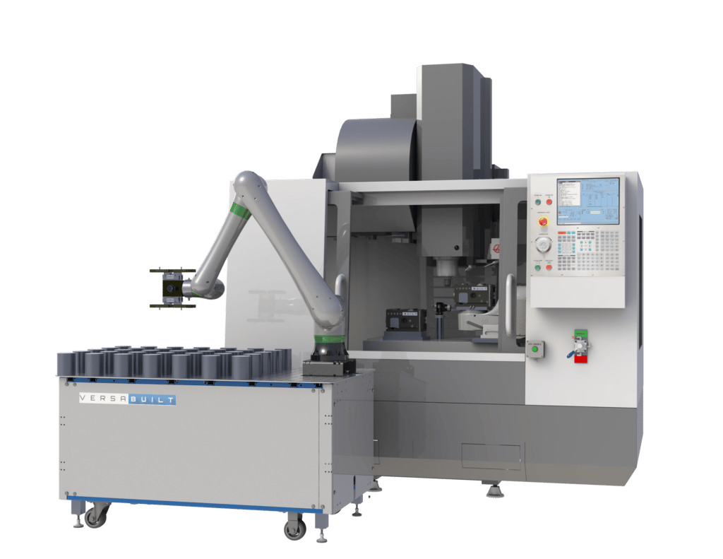 MILL AUTOMATION SISTEM WITH DUOGRIP TECHNOLOGY AND FANUC CRX ROBOT