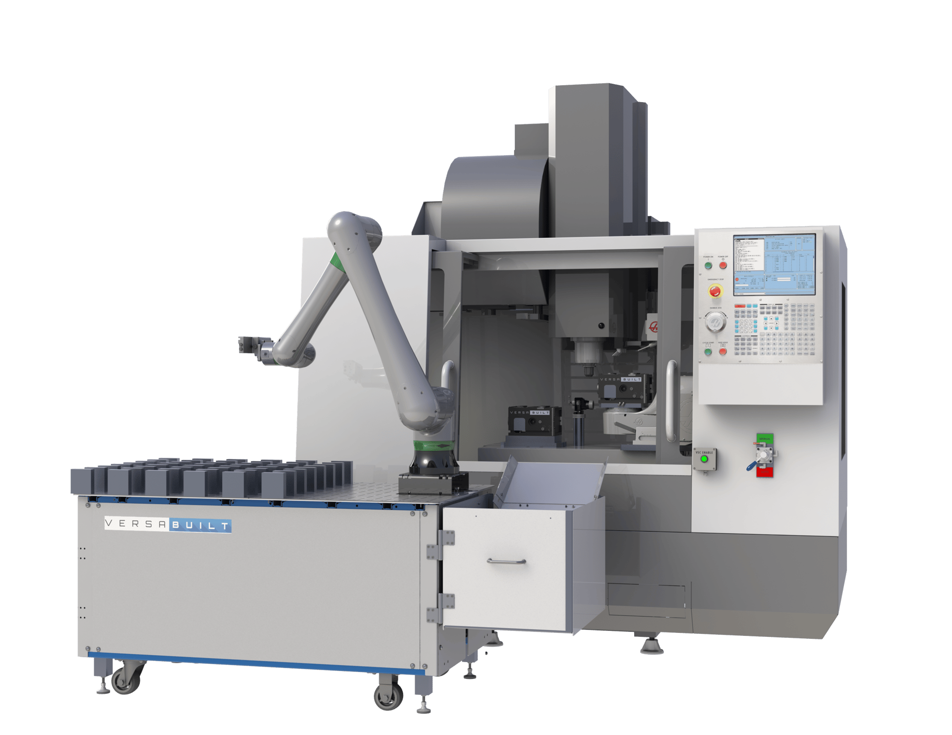 Mill Automation System with MultiGrip and FANUC CRX