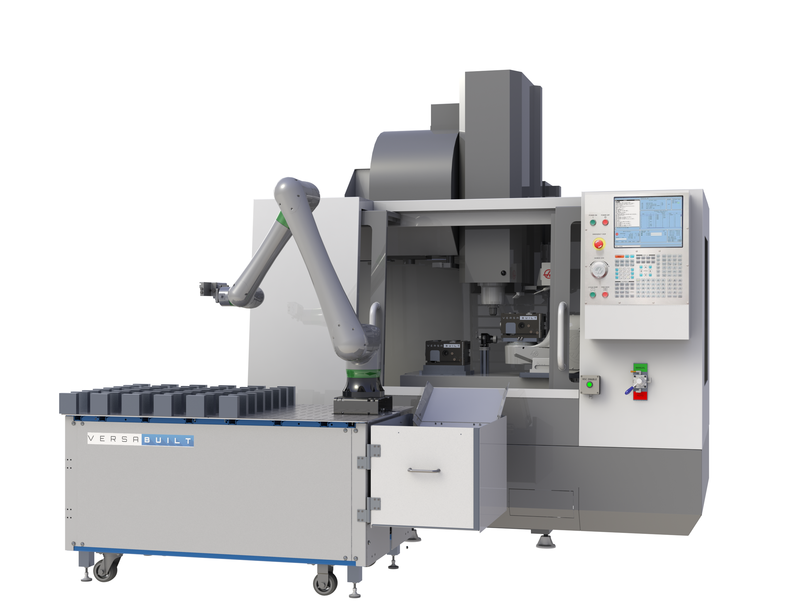 Mill Automation System with MultiGrip and FANUC CRX