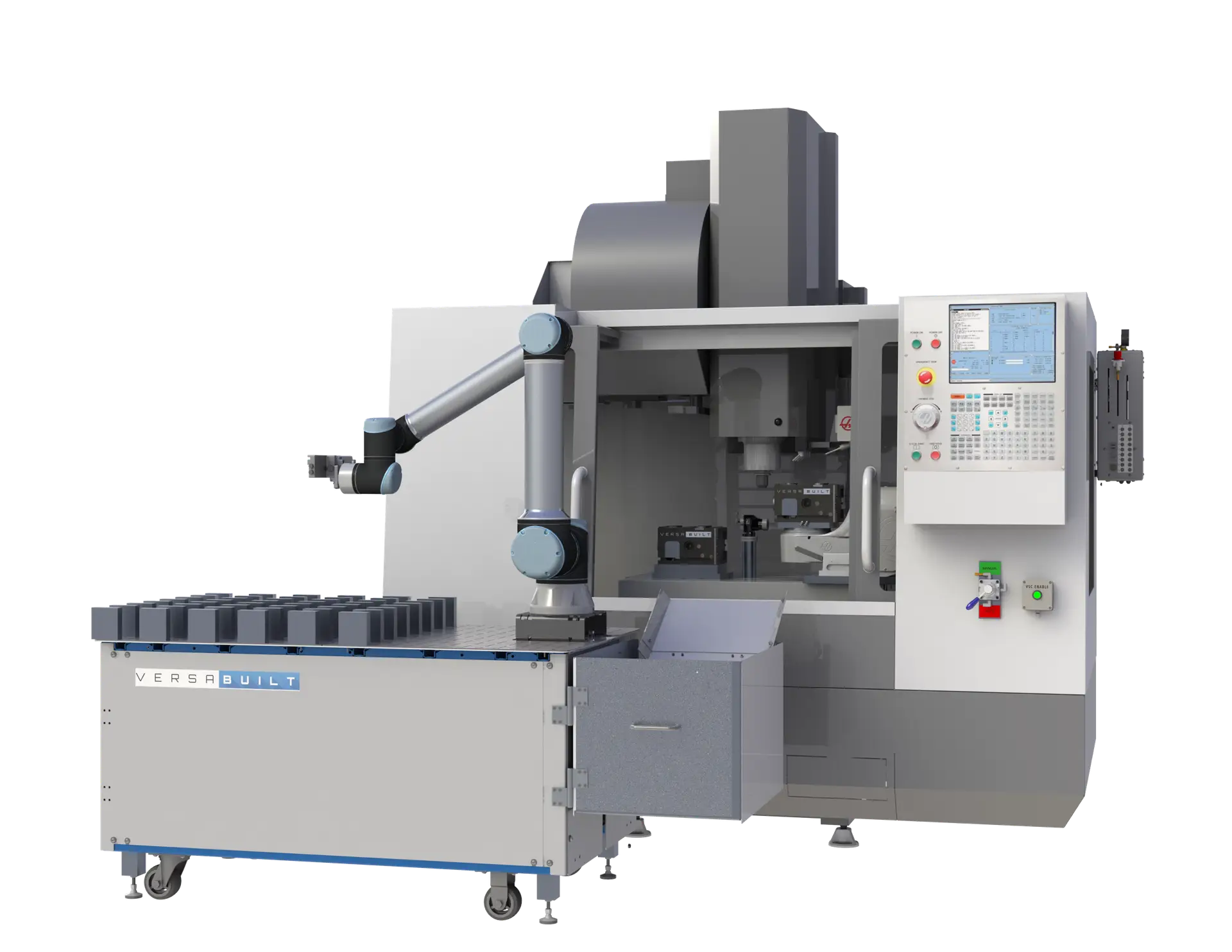 Mill Automation System with MultiGrip and CRX Robot