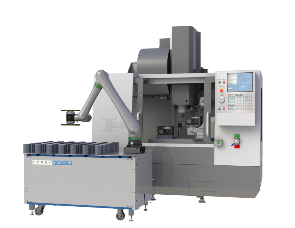 MILL AUTOMATION SISTEM WITH DUOGRIP TECHNOLOGY AND FANUC CRX ROBOT