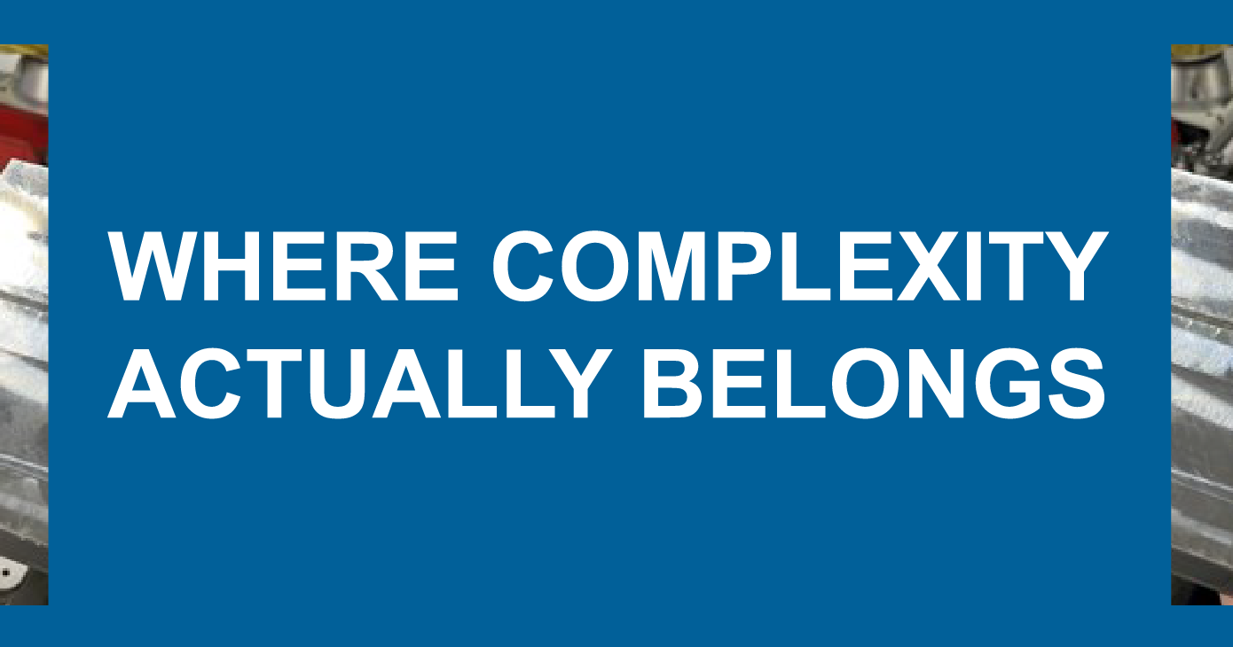 where complexity actually belongs
